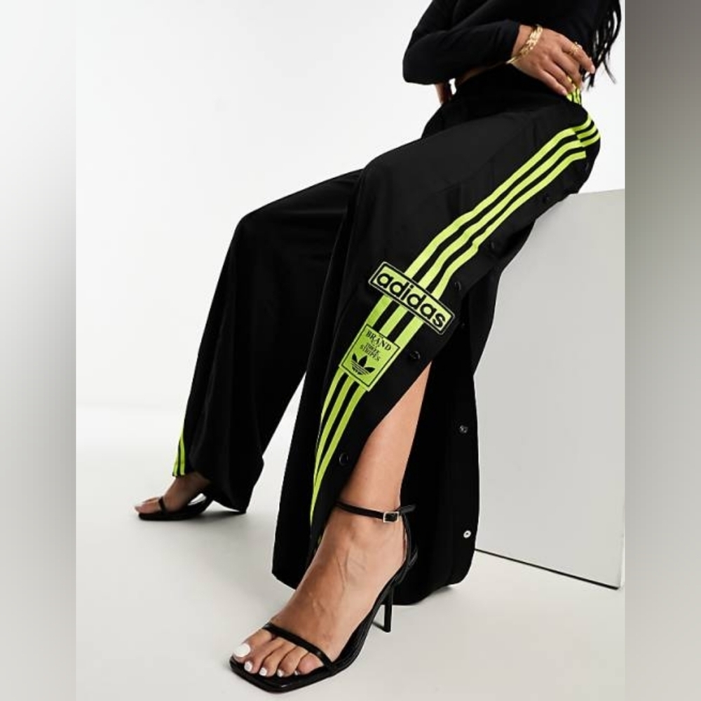adidas ADIBREAK Satin Wide Leg Pants